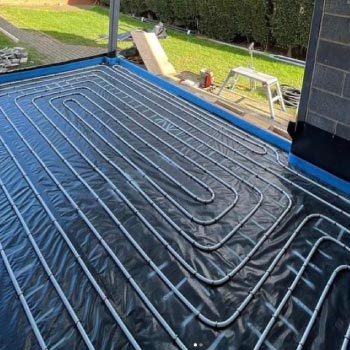 Instagram underfloor heating installation image