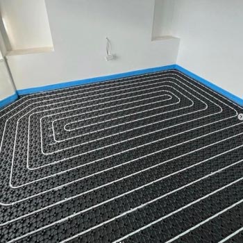 Instagram underfloor heating installation image