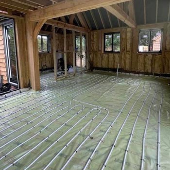 Instagram underfloor heating installation image