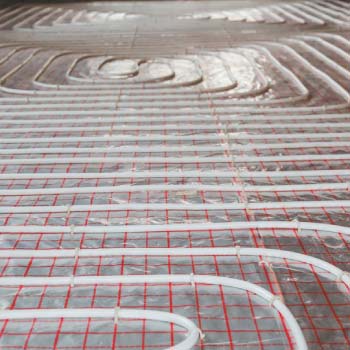 Instagram underfloor heating installation image