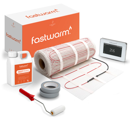 Electric Underfloor Heating Sticky Mats by Fastwarm