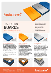 Fastwarm Electric Insulation Boards Install Guide